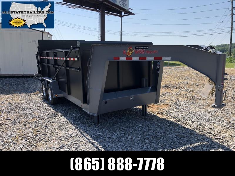 2019 B-Wise (7 x 16) DUG16-15 Ultimate Gooseneck Dump Trailer 2019 B-Wise (7 x 16) DUG16-15 Ultimate Gooseneck Dump Trailer