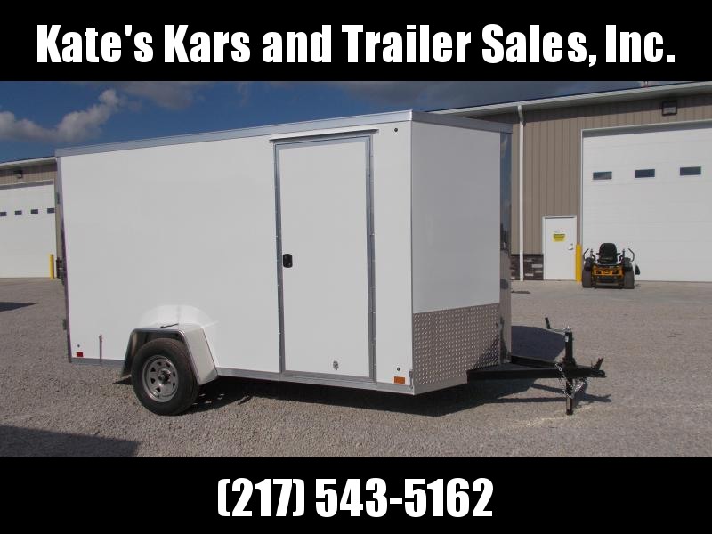 DOUBLE REAR DOORS Cross Trailers 6X12' Extra Tall Enclosed Cargo Trailer DOUBLE REAR DOORS Cross Trailers 6X12' Extra Tall Enclosed Cargo Trailer