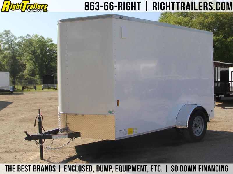6x10 Continental Cargo Enclosed Trailer Right Trailers New And