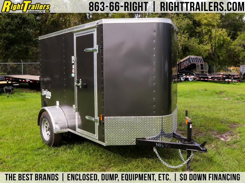 5x8 Continental Cargo Enclosed Trailer Right Trailers New And