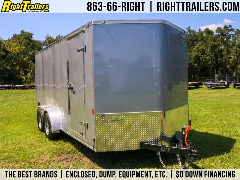 7x16 Continental Cargo Enclosed Trailer Right Trailers New And