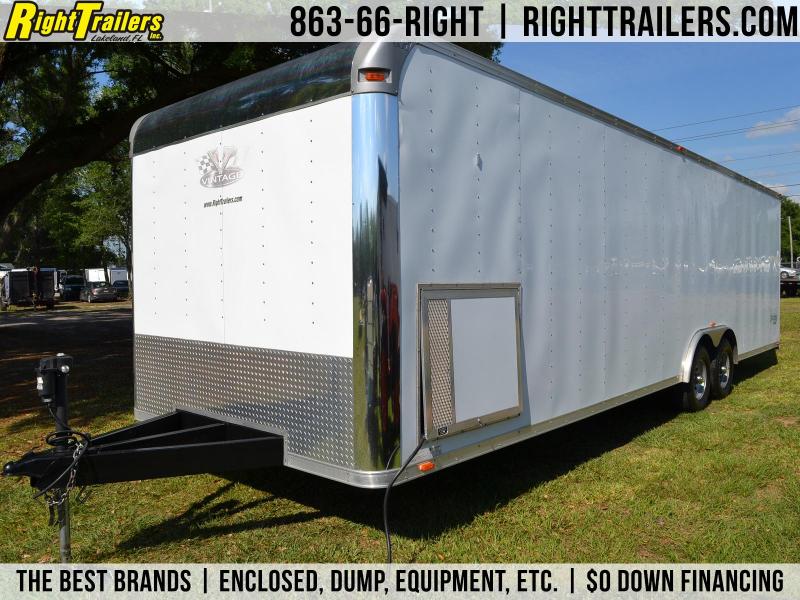 8 5x28 Vintage Trailers Enclosed Trailer