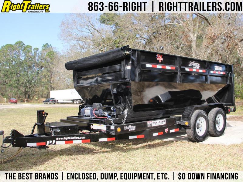 PJ Roll Off Dump Trailer Sale Right Trailers New And Used Cargo