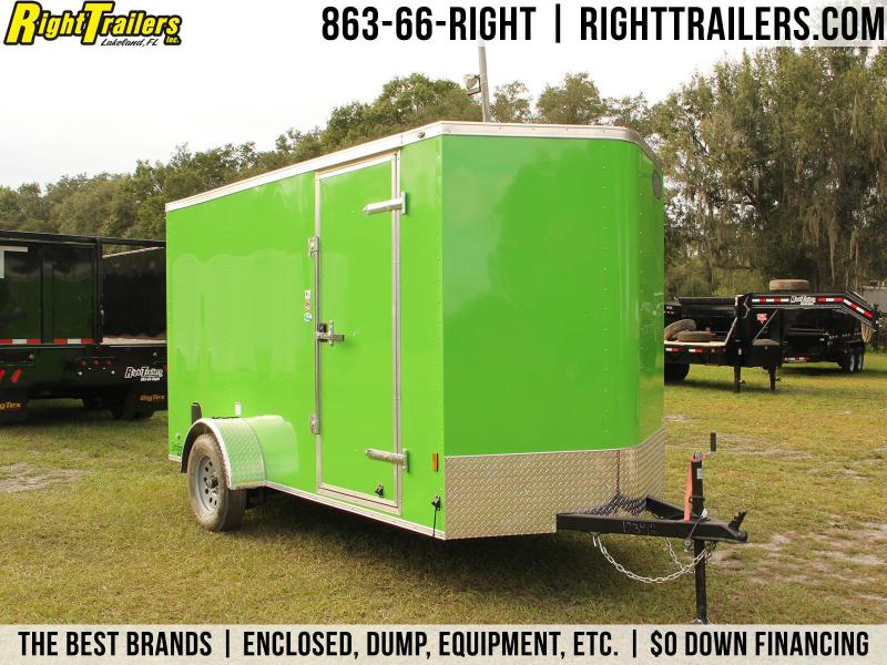 6x12 Continental Cargo | Enclosed Trailer (Arctic Green) 6x12 Continental Cargo | Enclosed Trailer (Arctic Green)