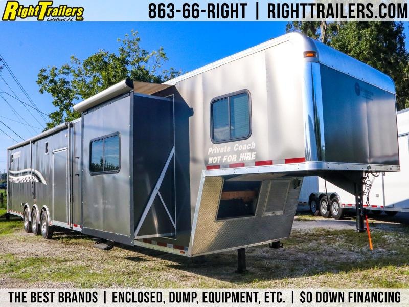 8.5X50 Vintage Trailers | Living Quarters Racing Trailer 8.5X50 Vintage Trailers | Living Quarters Racing Trailer