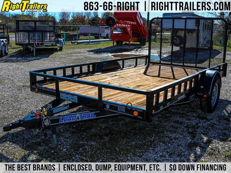(USED) 7x12 Load Trail I Single Axle Landscape Utility Trailer (USED) 7x12 Load Trail I Single Axle Landscape Utility Trailer