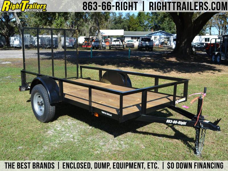 5x10 Red Hot Trailers Utility Trailer Right Trailers New And Used