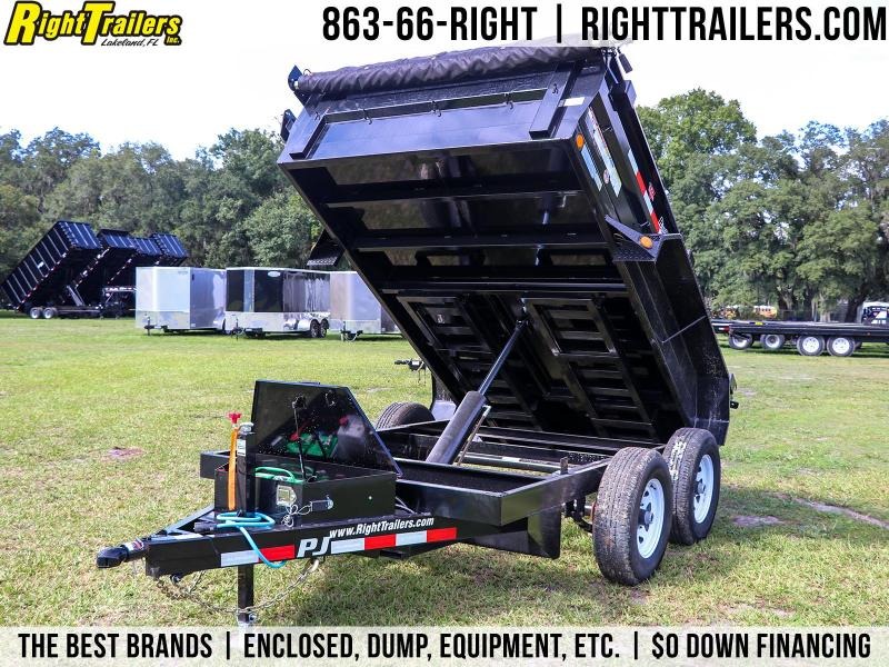 6x10 PJ Trailers | Heavy Duty Powder Coated Dump Trailer 6x10 PJ Trailers | Heavy Duty Powder Coated Dump Trailer