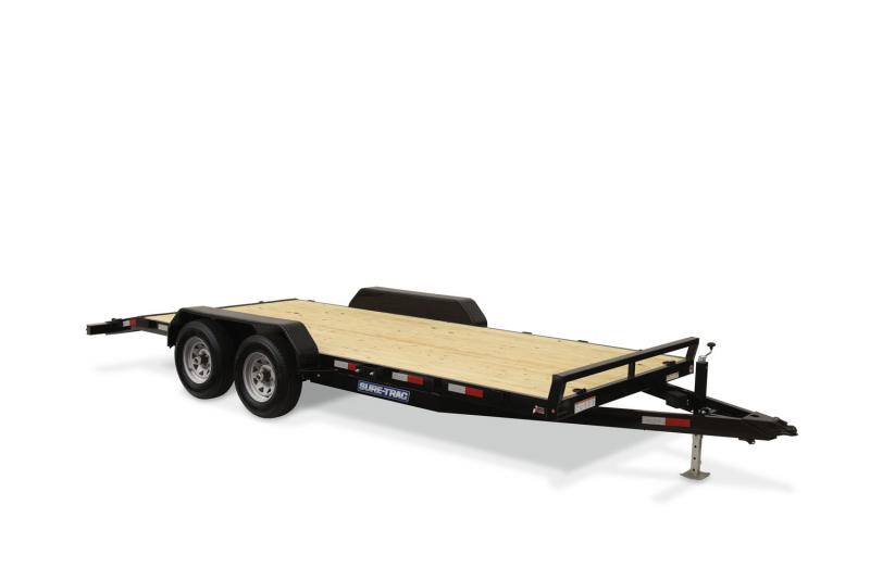 2020 Sure-Trac 7 X 20 Wood Deck Car Hauler 10k 2020 Sure-Trac 7 X 20 Wood Deck Car Hauler 10k