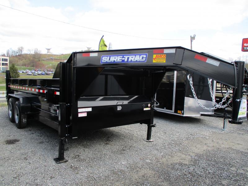 2020 Sure-Trac 82x16 16K HD Low Profile Dump (Scissor Hoist) Dump Trailer 2020 Sure-Trac 82x16 16K HD Low Profile Dump (Scissor Hoist) Dump Trailer