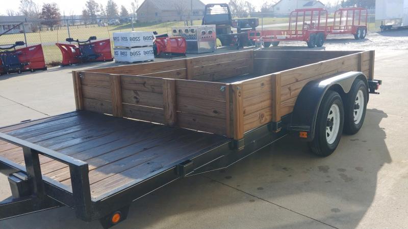 2012 Bluegrass Trailers 7x18 Wood Deck Ch 7k 2012 Bluegrass Trailers 7x18 Wood Deck Ch 7k