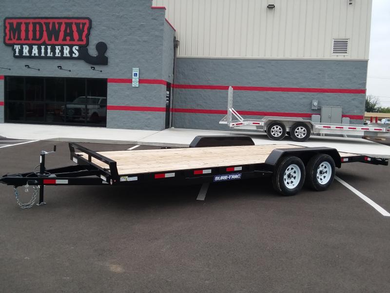 2020 Sure-trac 7' X 20' Wood Deck 10k 2020 Sure-trac 7' X 20' Wood Deck 10k