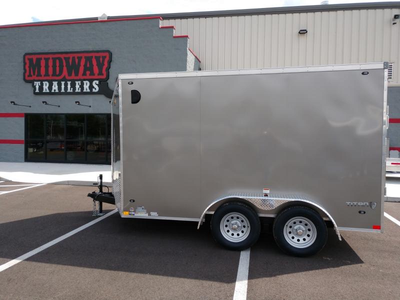 2019 Stealth Titan 7x12 Slant Wedge Front 2019 Stealth Titan 7x12 Slant Wedge Front