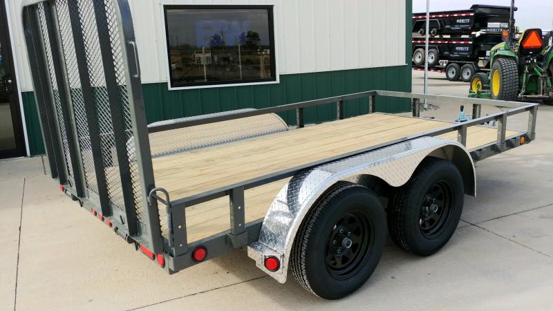 2020 Pj Trailers 6x12 7k Grey 2020 Pj Trailers 6x12 7k Grey