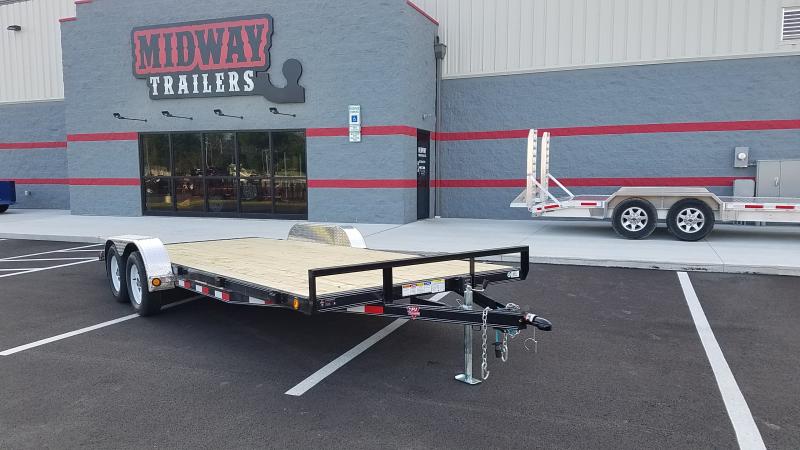 2020 Pj Trailers 7'x18' Wood Deck Ch 2020 Pj Trailers 7'x18' Wood Deck Ch