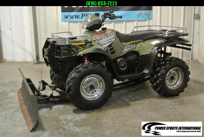 2003 POLARIS SPORTSMAN 700 HO 4X4 ATV. w/ Snowplow Ready to Work! #3050 2003 POLARIS SPORTSMAN 700 HO 4X4 ATV. w/ Snowplow Ready to Work! #3050