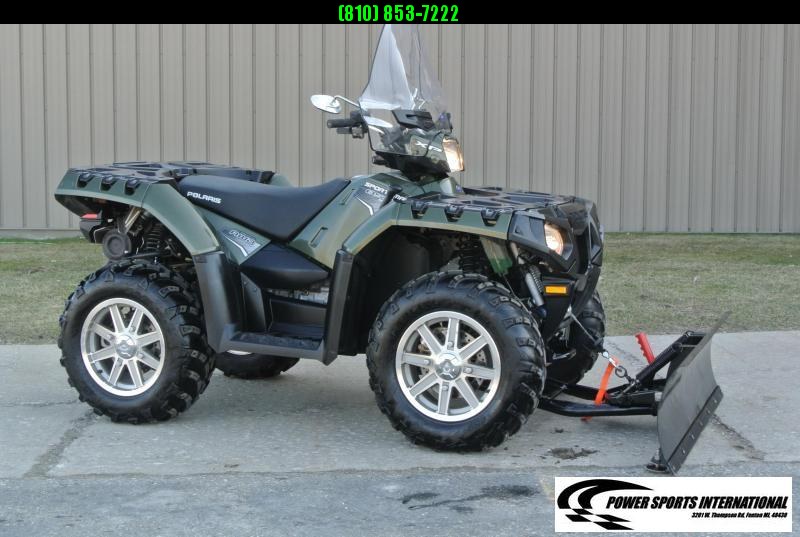 2011 POLARIS SPORTSMAN 850 EPS 4X4 ATV HUNTER GREEN w/ SNOWPLOW #6167 2011 POLARIS SPORTSMAN 850 EPS 4X4 ATV HUNTER GREEN w/ SNOWPLOW #6167