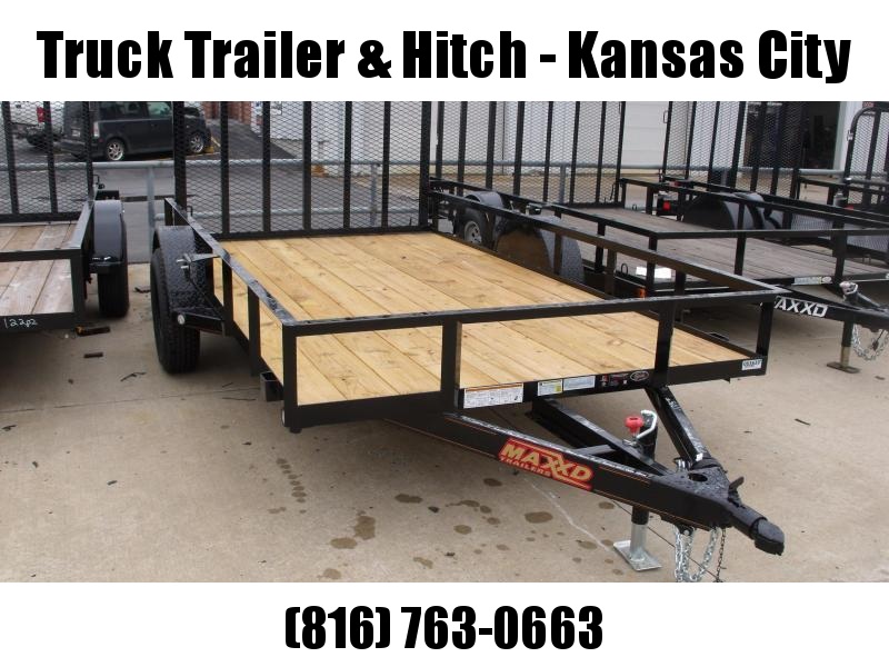 Utility Trailer 77 X 10 Front & Rear Folding Gate 2990 Axle MAXXD Utility Trailer 77 X 10 Front & Rear Folding Gate 2990 Axle MAXXD