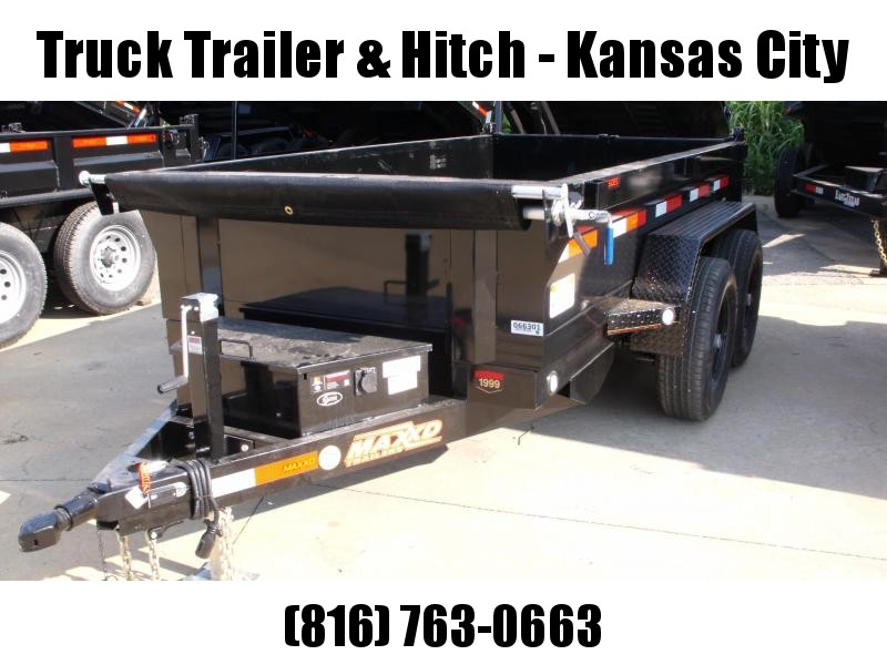 Dump Trailer 5 X 10 MAXXD 7000 GVW Combo Gate With Tarp Dump Trailer 5 X 10 MAXXD 7000 GVW Combo Gate With Tarp