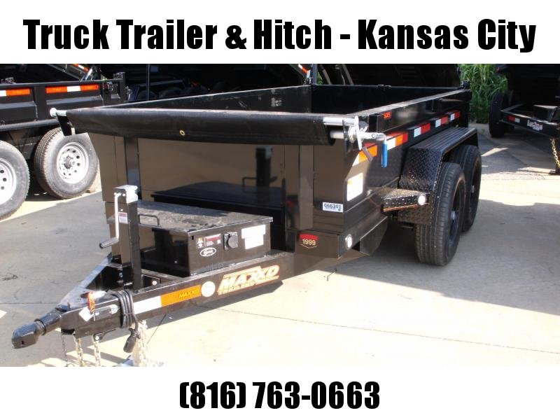 Dump Trailer 5 X 10 MAXXD 9990 GVW Combo Gate With Tarp Dump Trailer 5 X 10 MAXXD 9990 GVW Combo Gate With Tarp
