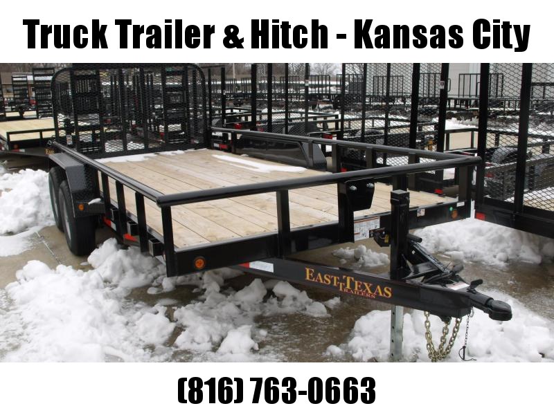 Utility Trailer 83 X 16 Pipe Rail 12000 GVW Combo Ramp Gate Utility Trailer 83 X 16 Pipe Rail 12000 GVW Combo Ramp Gate