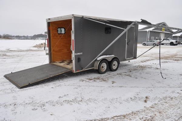 2014 Look Trailers 7 x 16 7ft Tall Enclosed Cargo Trailer For Sale 2014 Look Trailers 7 x 16 7ft Tall Enclosed Cargo Trailer For Sale