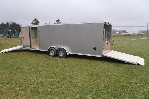 2020 Haul-it All Aluminum 7 x 29 Enclosed 4 or 5 Place ...