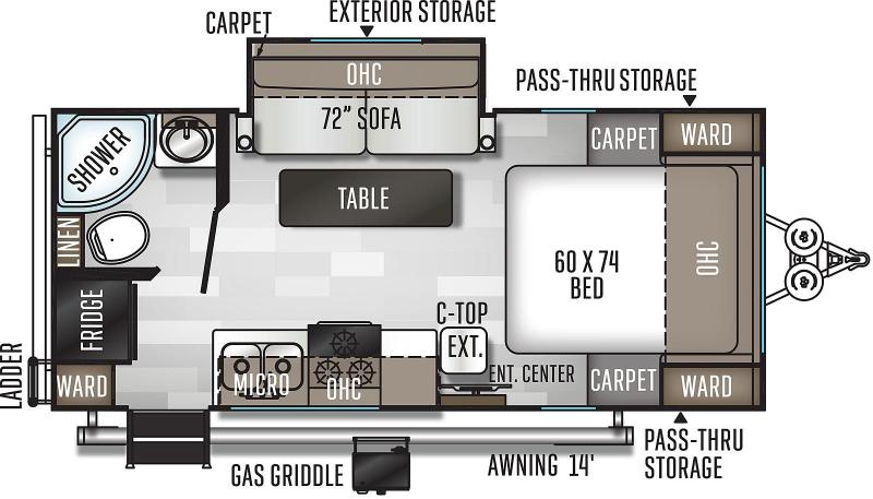 Forest River Travel Trailer Floor Plans - travel cubes au