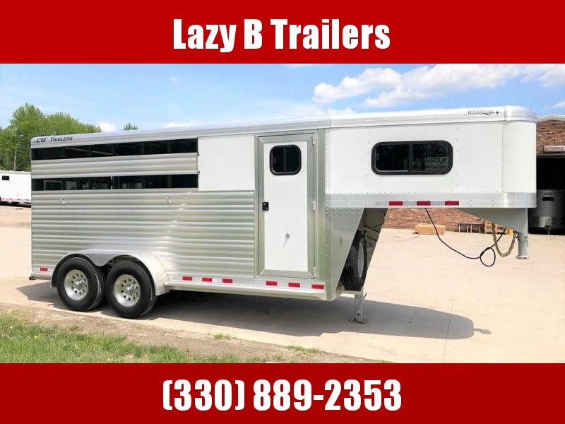 2019 CM Roundup 3 Horse Stock Combo Trailer 2019 CM Roundup 3 Horse Stock Combo Trailer